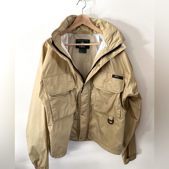 Orvis Jackets & Coats Vintage Orvis Hooded Fly Fishing Jacket